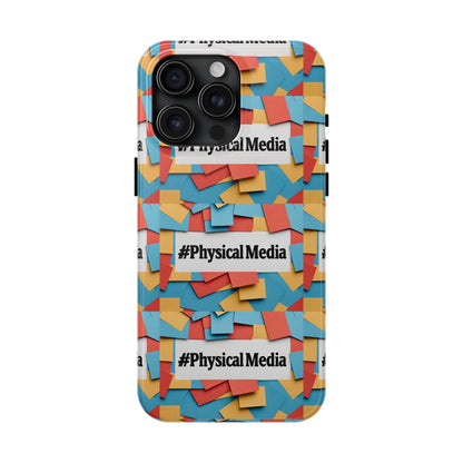 #PhysicalMedia Pattern Tough Phone Case