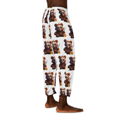 Pooh's Dark Harvest All-Over Pattern Men's Pajama Pants (AOP)