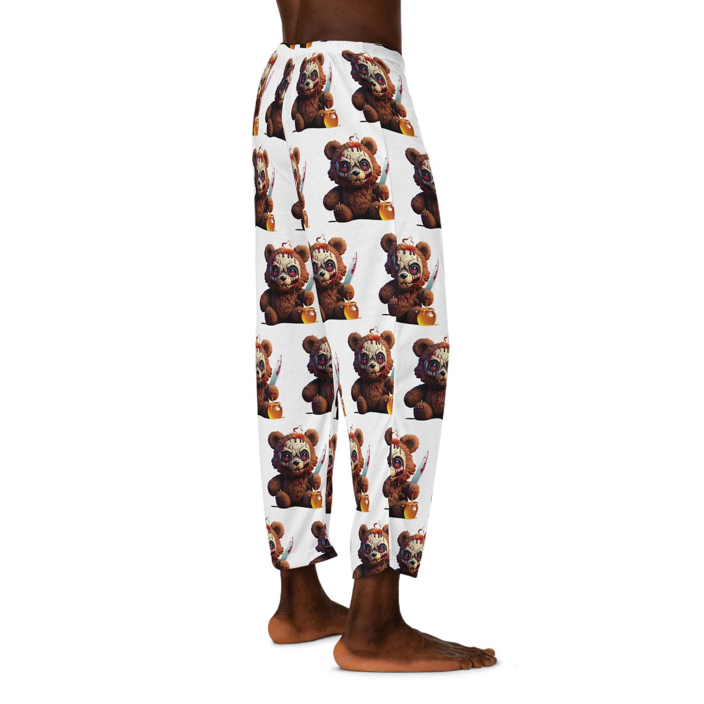 Pooh's Dark Harvest All-Over Pattern Men's Pajama Pants (AOP)