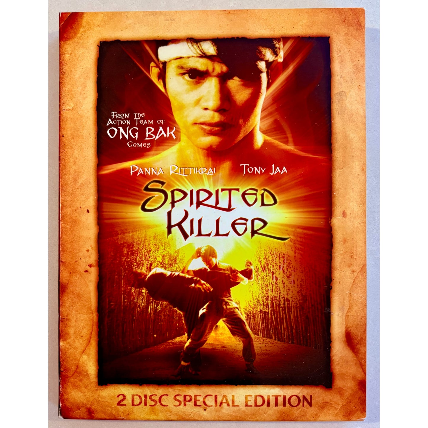 Spirited Killer (DVD, 1994) Acción/Artes marciales Tony Jaa con funda protectora EN/TH