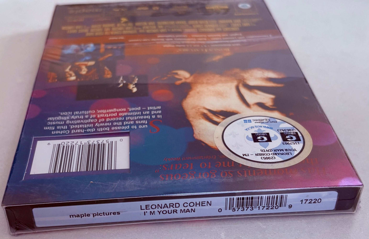 Leonard Cohen I’m Your Man (DVD, 2006) Music/Documentary w/ Slipcover Brand NEW