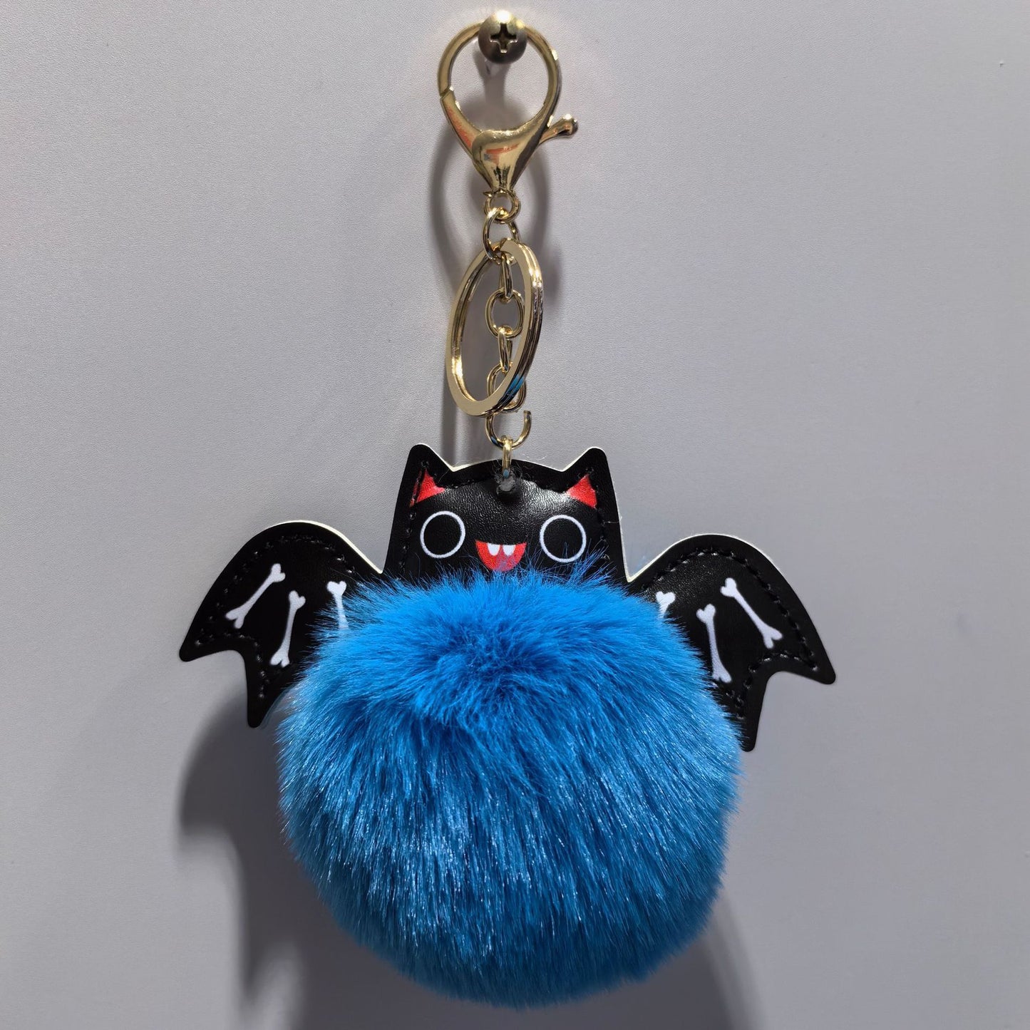 Summer Halloween Keychain Cartoon Leather