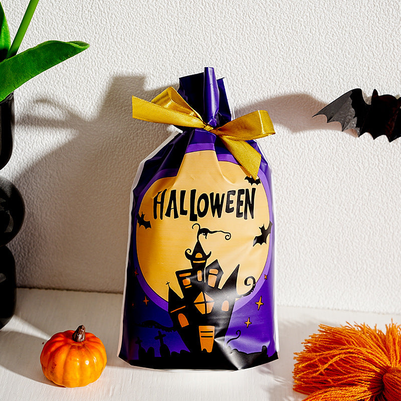 Halloween Pumpkin Snack Bag Party Candy Bag