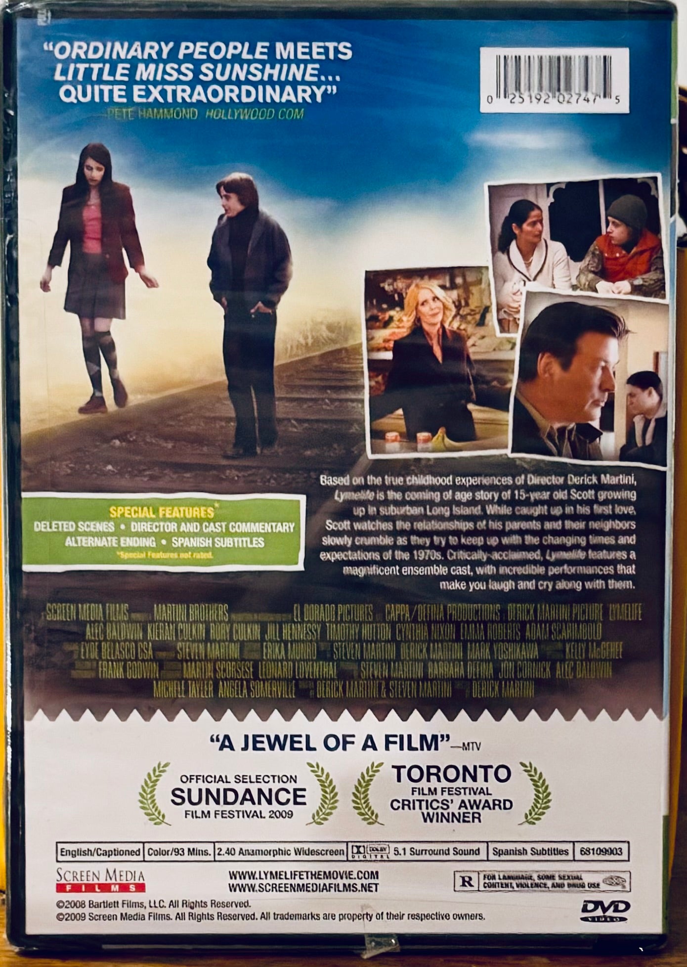 Lyme Life (DVD, 2008) Comedia/Romance Alec Baldwin NUEVO