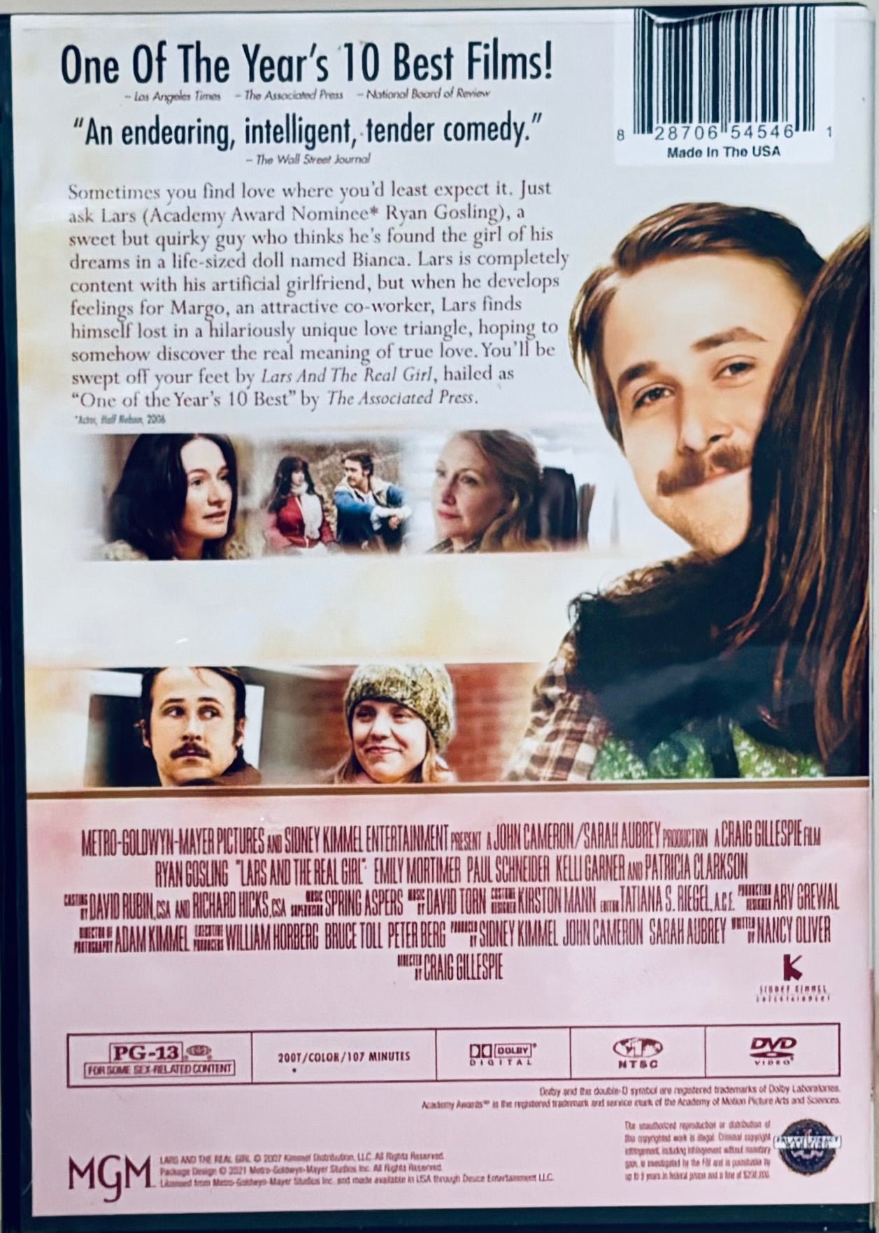 Lars And The Real Girl (DVD 2007) Ryan Gosling MGM Brand NEW