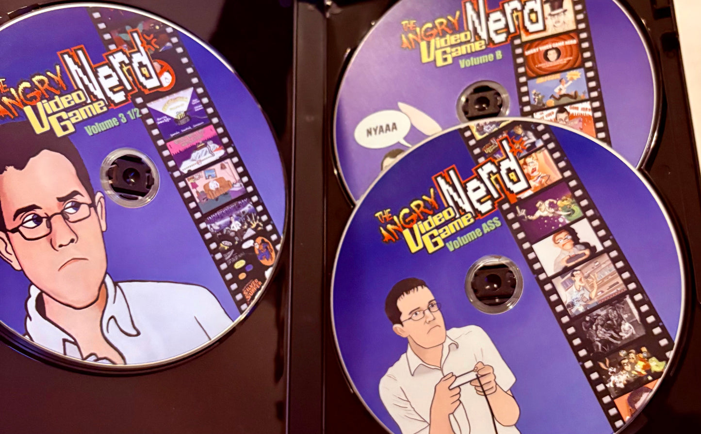 El nerd de los videojuegos enojado AVGN Volumen 2 (DVD 2008) Conjunto de 3 discos