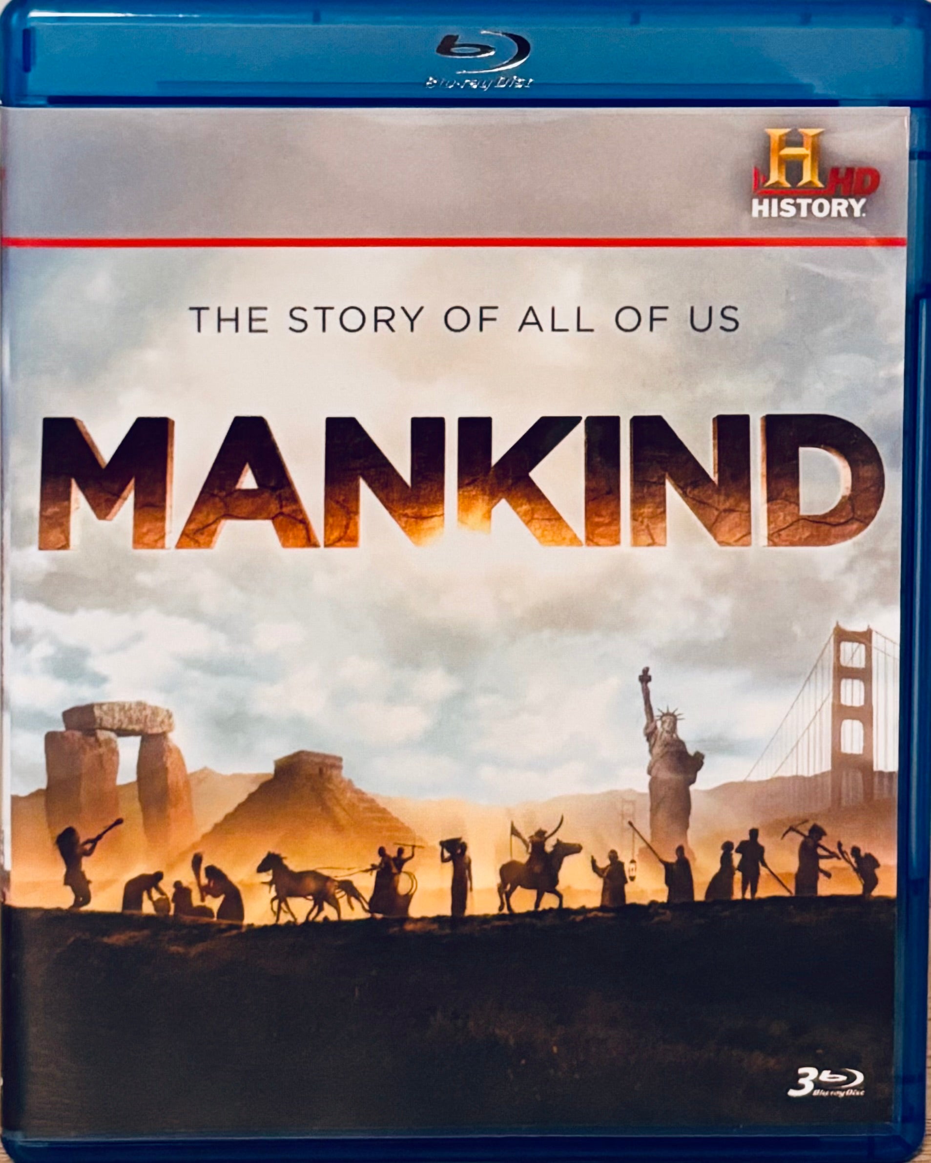 Mankind The Story Of All Of Us (Blu Ray 2012) 3-Disc Set / 12 Episodes History