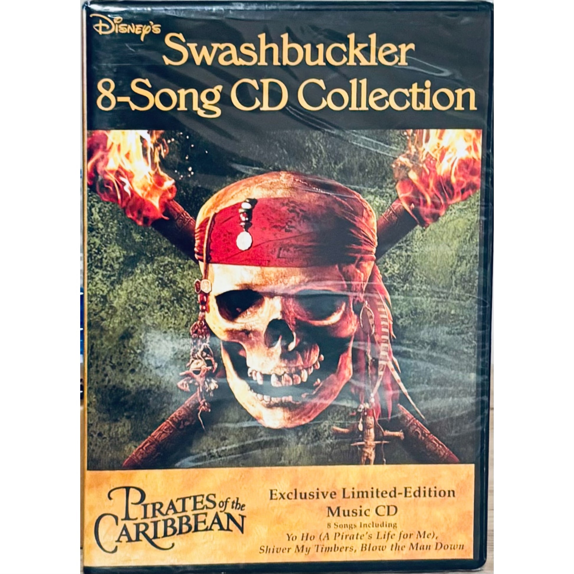 Swashbuckler - Pirates of the Caribbean - 8 Song CD Collection Brand NEW