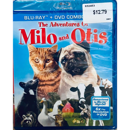 The Adventures of Milo and Otis (Blu-ray/DVD 1986) Family OOP Sony NEW