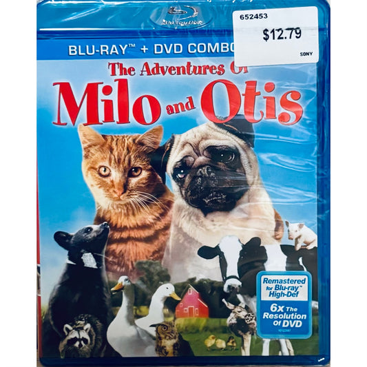 Las aventuras de Milo y Otis (Blu-ray/DVD 1986) Familia OOP Sony NUEVO