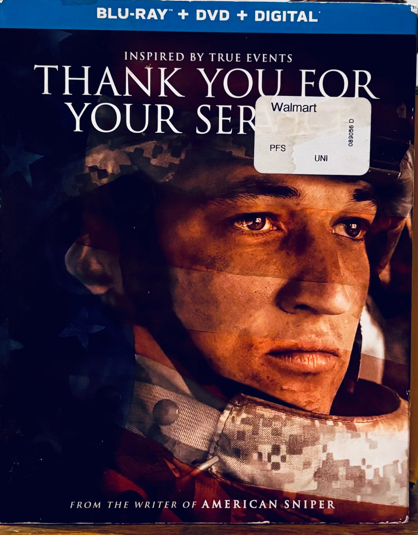 Thank You For Your Service (Blu-ray ONLY, 2018) En/Sp w/ Slipcover Biography/War