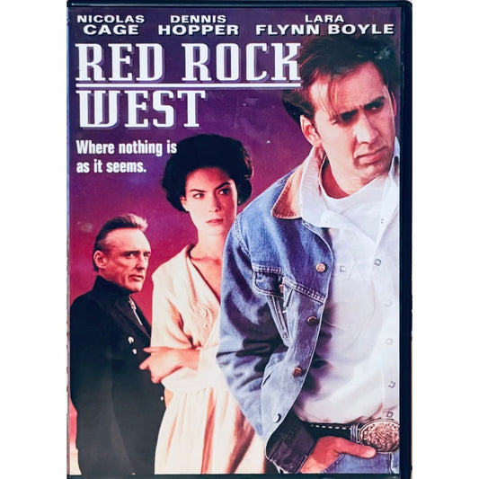 Red Rock West (DVD, 1993) Nicolas Cage Thriller OOP