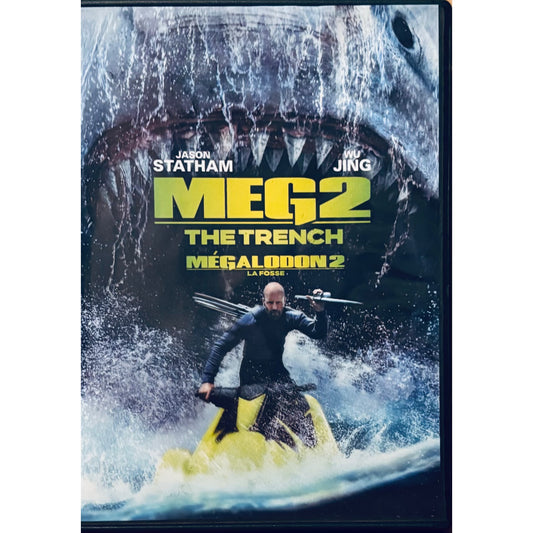 Meg 2: The Trench (DVD) Sci-Fi Action Jason Statham, Warner Bros En/Fr/Sp