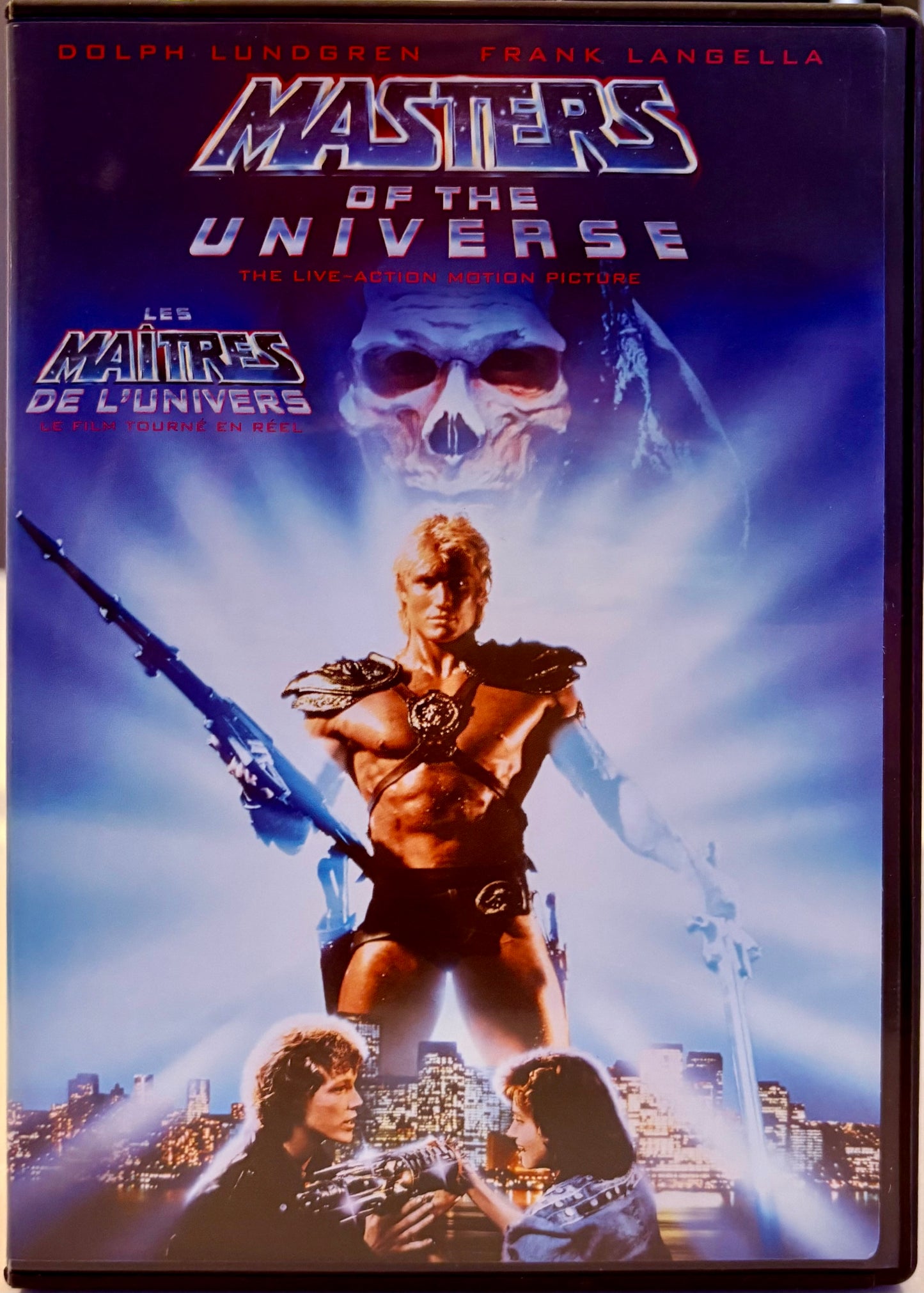 Masters del Universo (DVD, 1987) Dolph Lundgren Acción real Warner Bros En/Fr