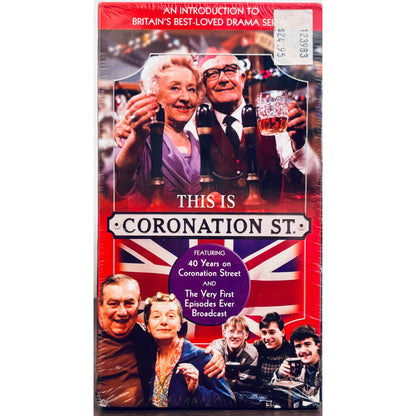 This Is Coronation Street (Double VHS, 2003) 40 Year Anniversary RARE Brand NEW