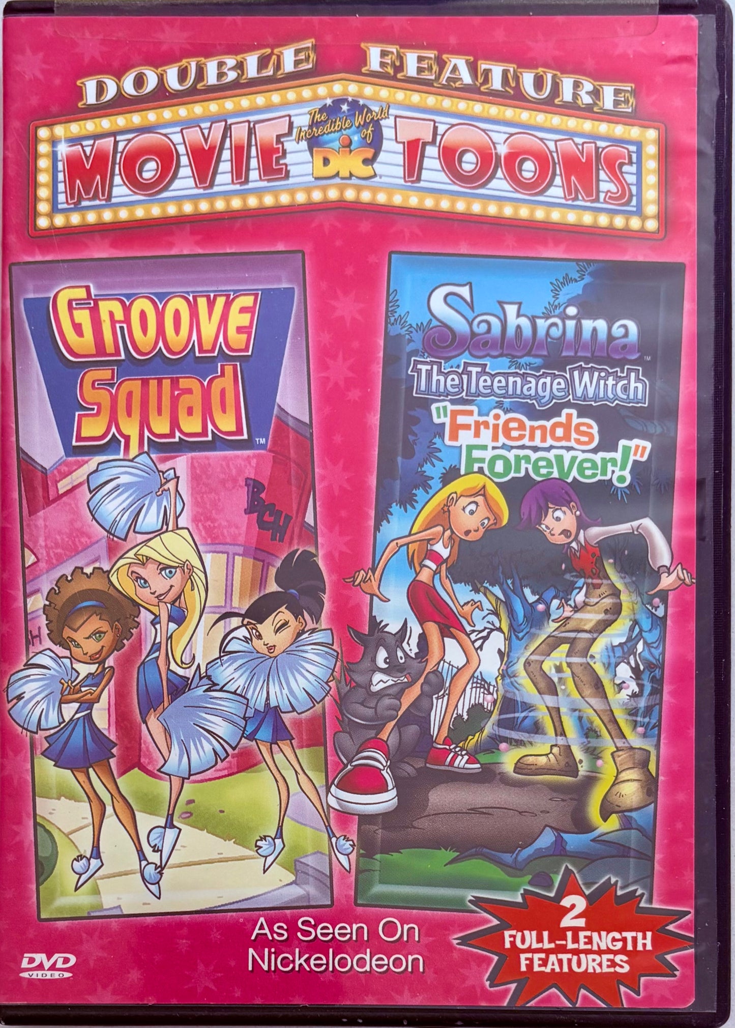 Grove Squad/Sabrina, la bruja adolescente: Amigos para siempre (DVD, 2002) Doble función de animación