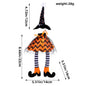 Halloween Witch Hat Long Legs Bottle Cover Ornaments Yellow