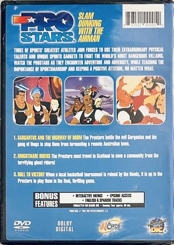 Pro Stars Slamdunking with the Airman (DVD, 2007) Michael Jordan OOP NEW *GR1 image 1