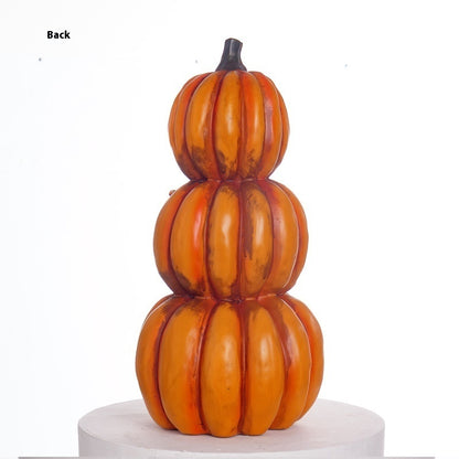 Halloween Resin Pumpkin Ornaments Glowing Creative Decoration