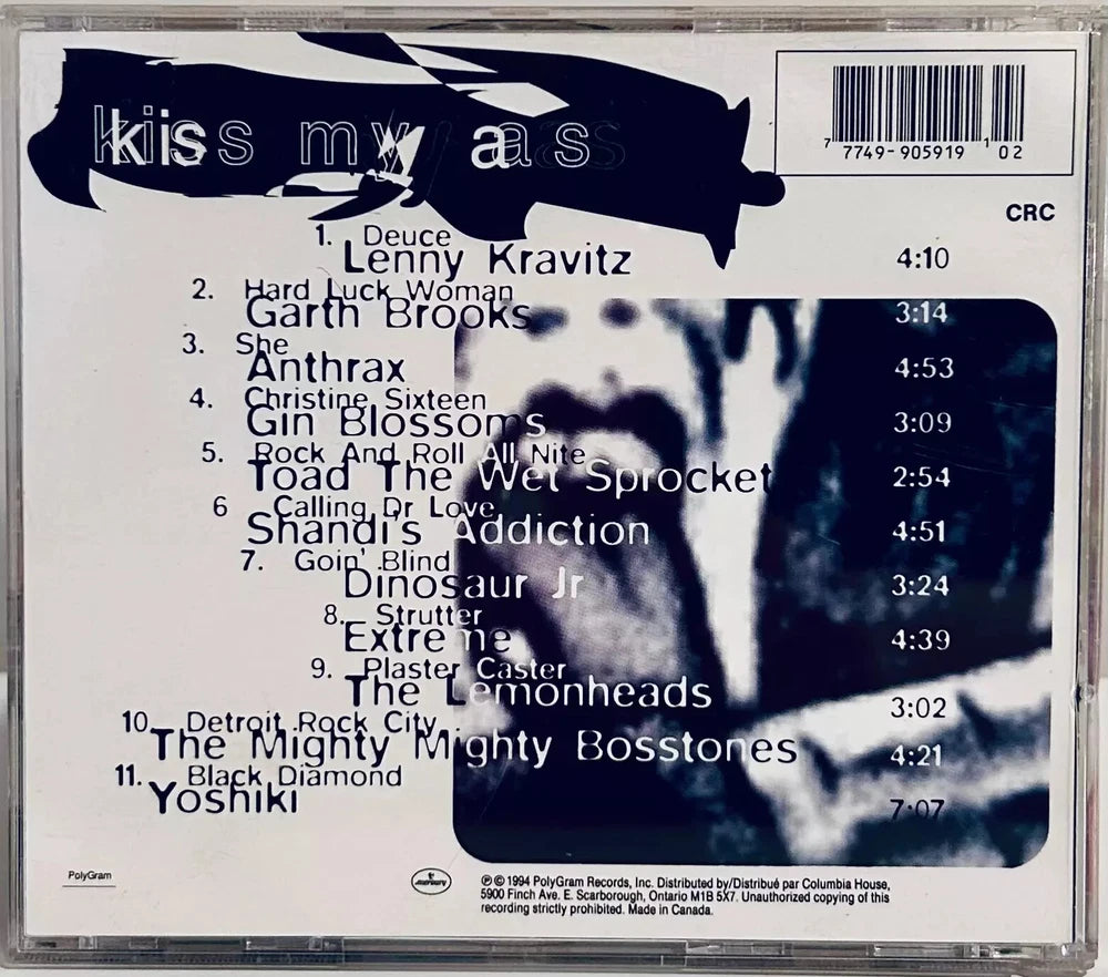 Kiss My Ass: Classic Kiss Regrooved (CD 1994) Various Artists image 1