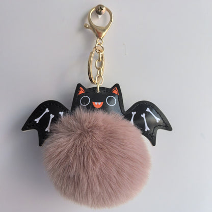 Summer Halloween Keychain Cartoon Leather