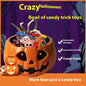 Children's Creative Electric Halloween Pumpkin Lamp Candy Bowl Orange Red