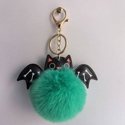 Summer Halloween Keychain Cartoon Leather