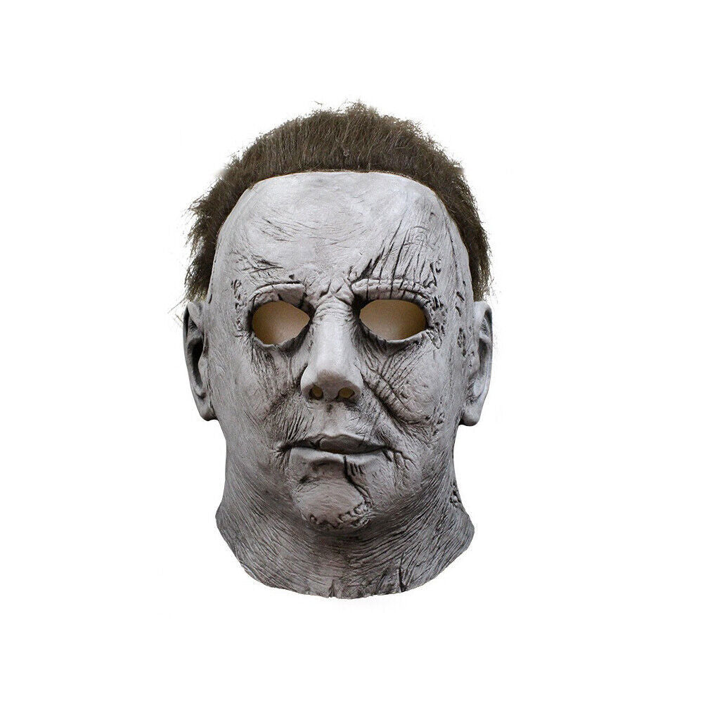 Máscara de látex de Michael Myers para Halloween, disfraz de terror