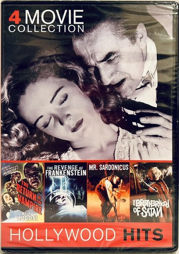 4 Horror Movie Collection (DVD Set, 2013) 2-Discs Hollywood Hits Horror NEW*GR1 image 0