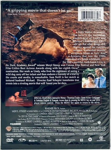 A Cry in the Dark (DVD 1988) Thriller Snapcase Meryl Streep Studio Stamp NEW*GR1 image 2
