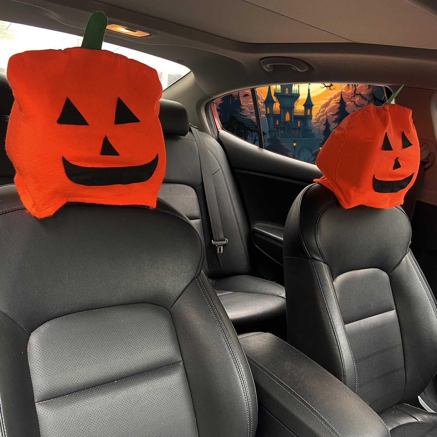 Funda decorativa para silla de coche de Halloween