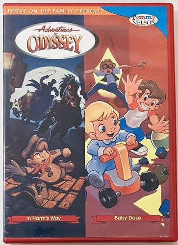 ADVENTURES IN ODYSSEY: In Harms Way & Baby Daze (DVD) Animated RARE OOP*RG3 image 0