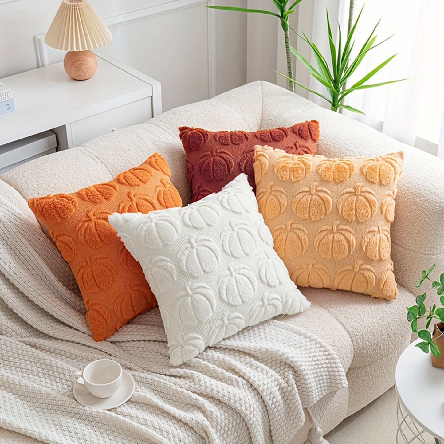 Halloween Light Luxury High-grade Pumpkin Pillow Printing Polyester Pillowcase