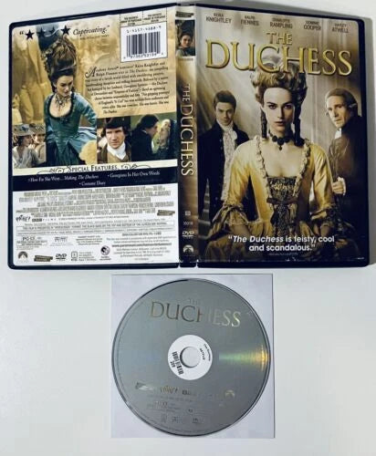 The Duchess (DVD, 2008) Keira Knightley Drama Biography ENG/FRN/SPN*GR3 image 0
