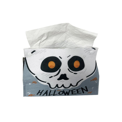 Halloween Theme Ornament Blanket Cartoon Tissue Dispenser Towel Box