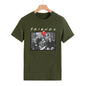 Clown Horror Print T-shirt Army green