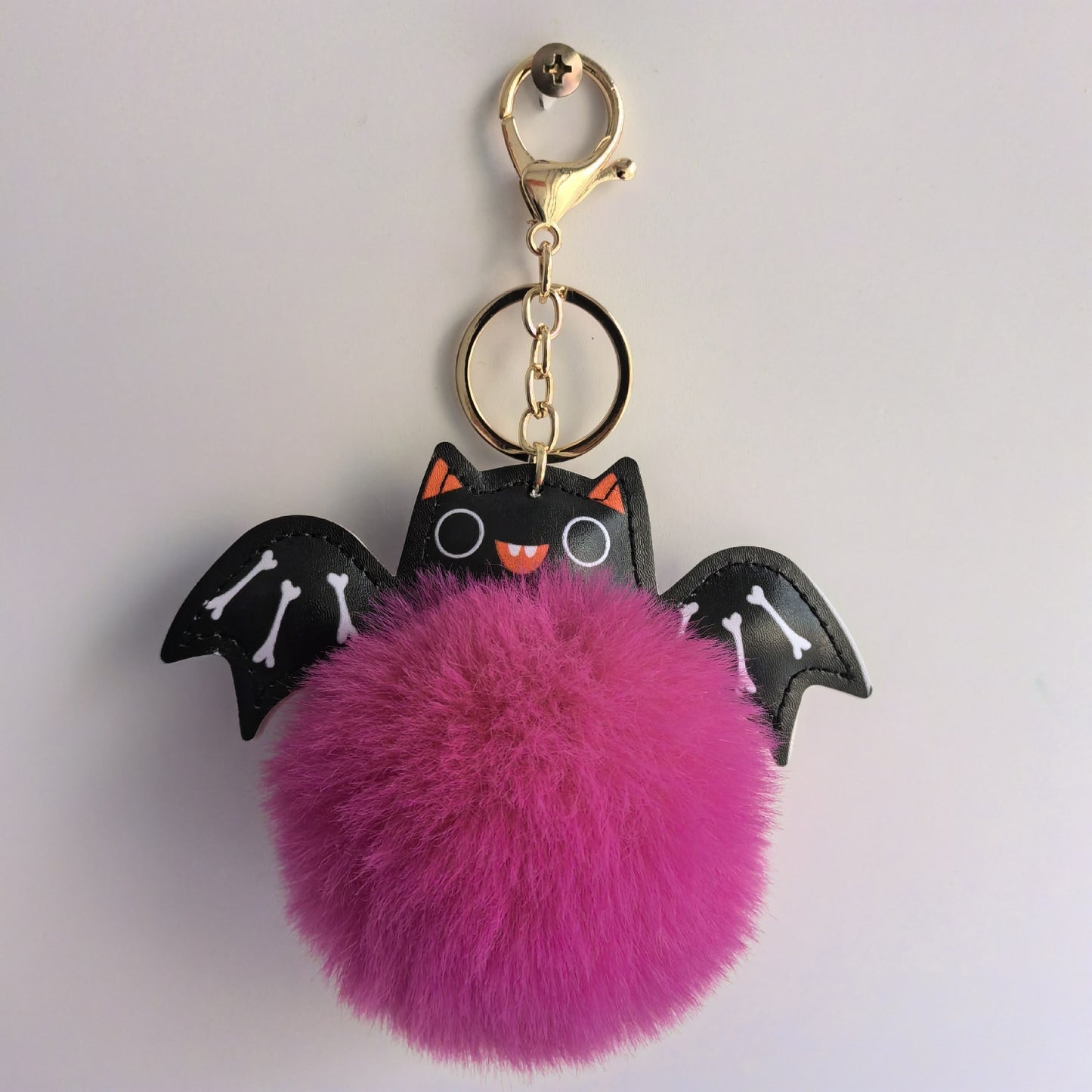 Summer Halloween Keychain Cartoon Leather