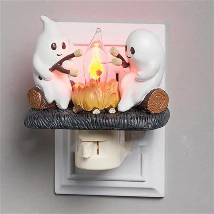 Halloween Ghost Campfire Night Light