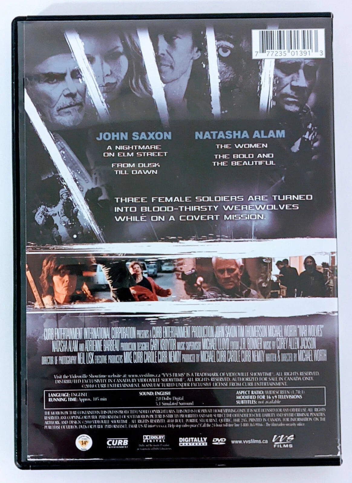 War Wolves (DVD 2009) Cult Creature Horror Sci-FI Region 1 Natasha Alam image 1