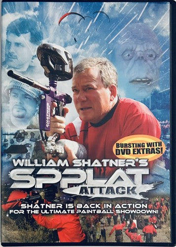 William Shatner‘s Spplat Attack (DVD, 2004) Paintball Sci-Fi Documentary*GR1 image 0