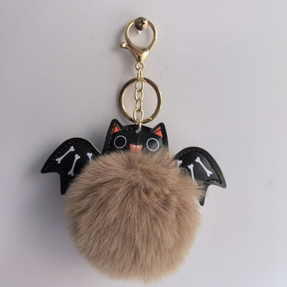 Summer Halloween Keychain Cartoon Leather