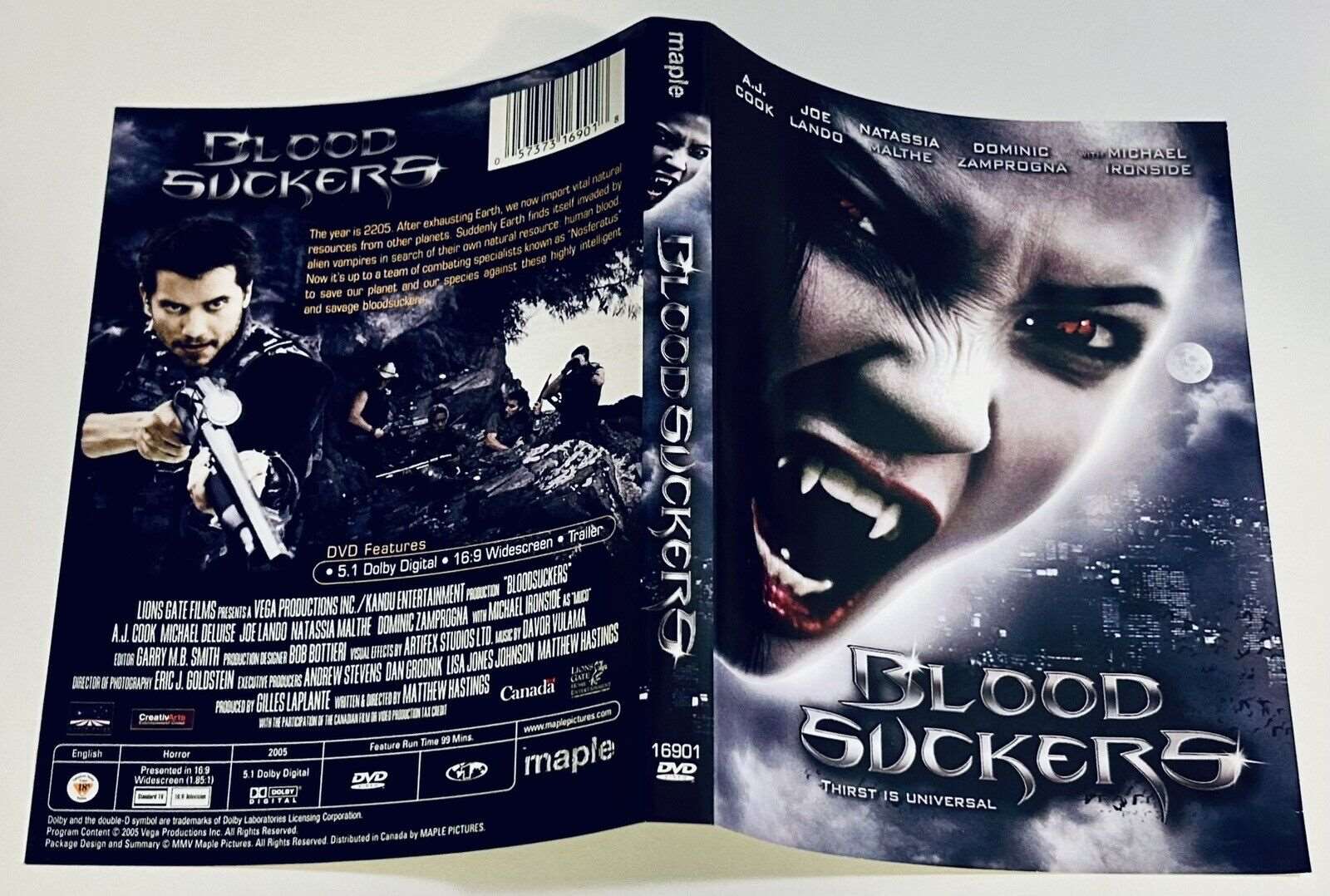 Blood Suckers 2005 DVD *Artwork ONLY - NO DISC/CASE*