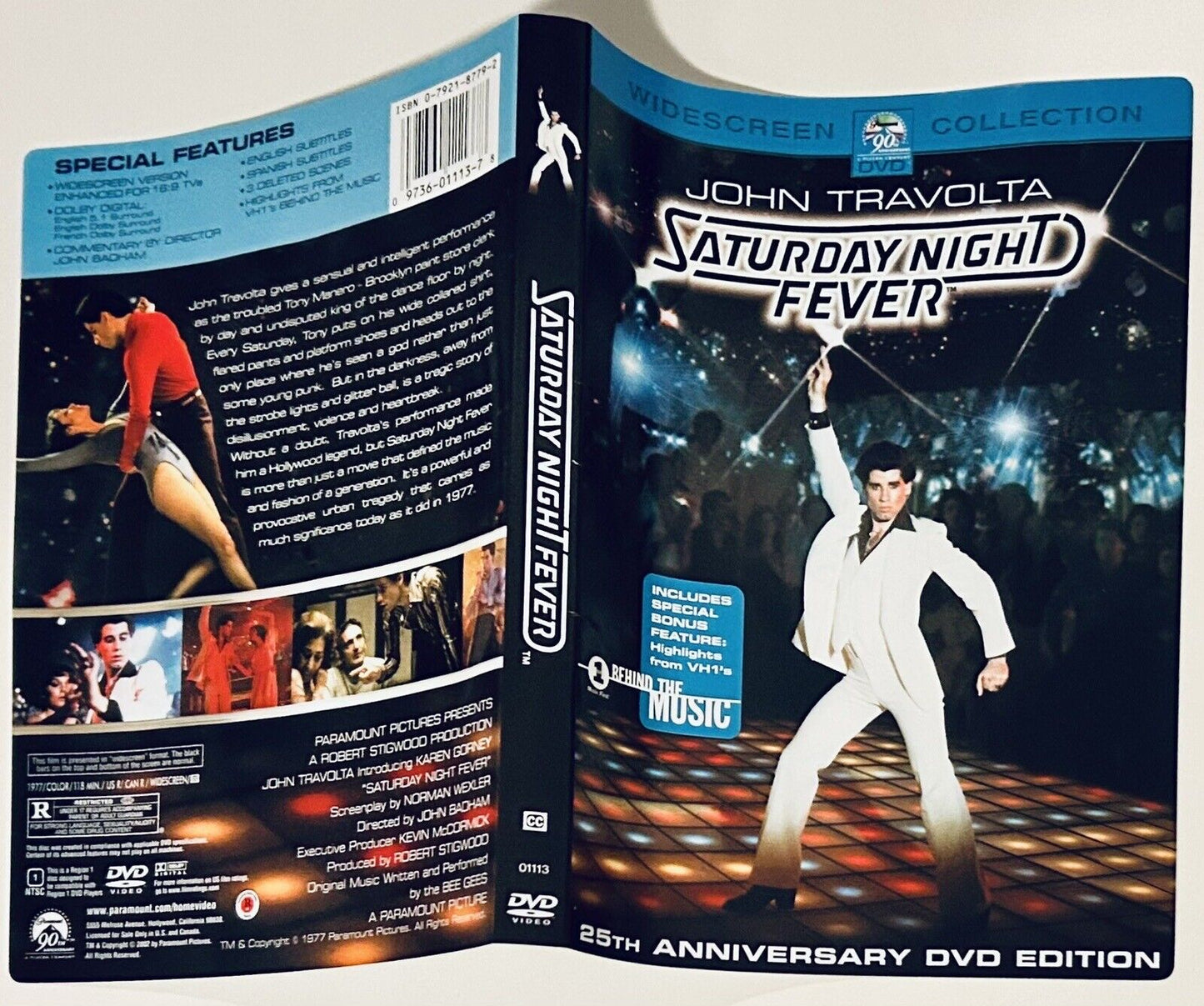 Saturday Night Fever *DVD Artwork ONLY - NO DISC/CASE*