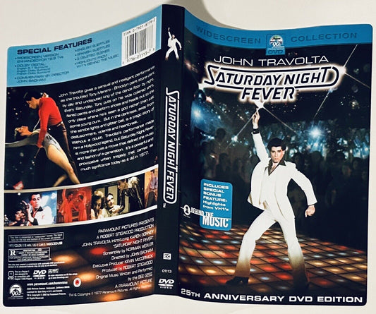 Saturday Night Fever *DVD Artwork ONLY - NO DISC/CASE*