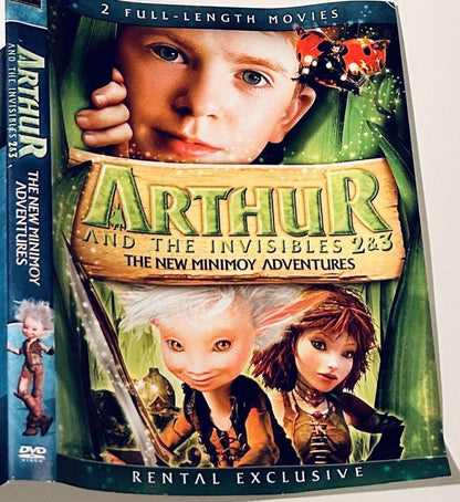 Arthur and the Invisibles 2 & 3 The New Minimoy Adventures * Artwork - NO DISC