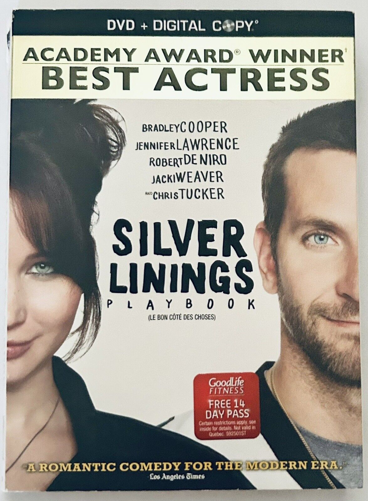 Silver Linings Playbook DVD 2013 * Slipcover ONLY - NO DISC