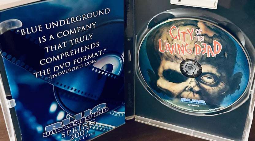 City of the Living Dead (DVD, 1980) Blue Underground Horror/Splatter Region One