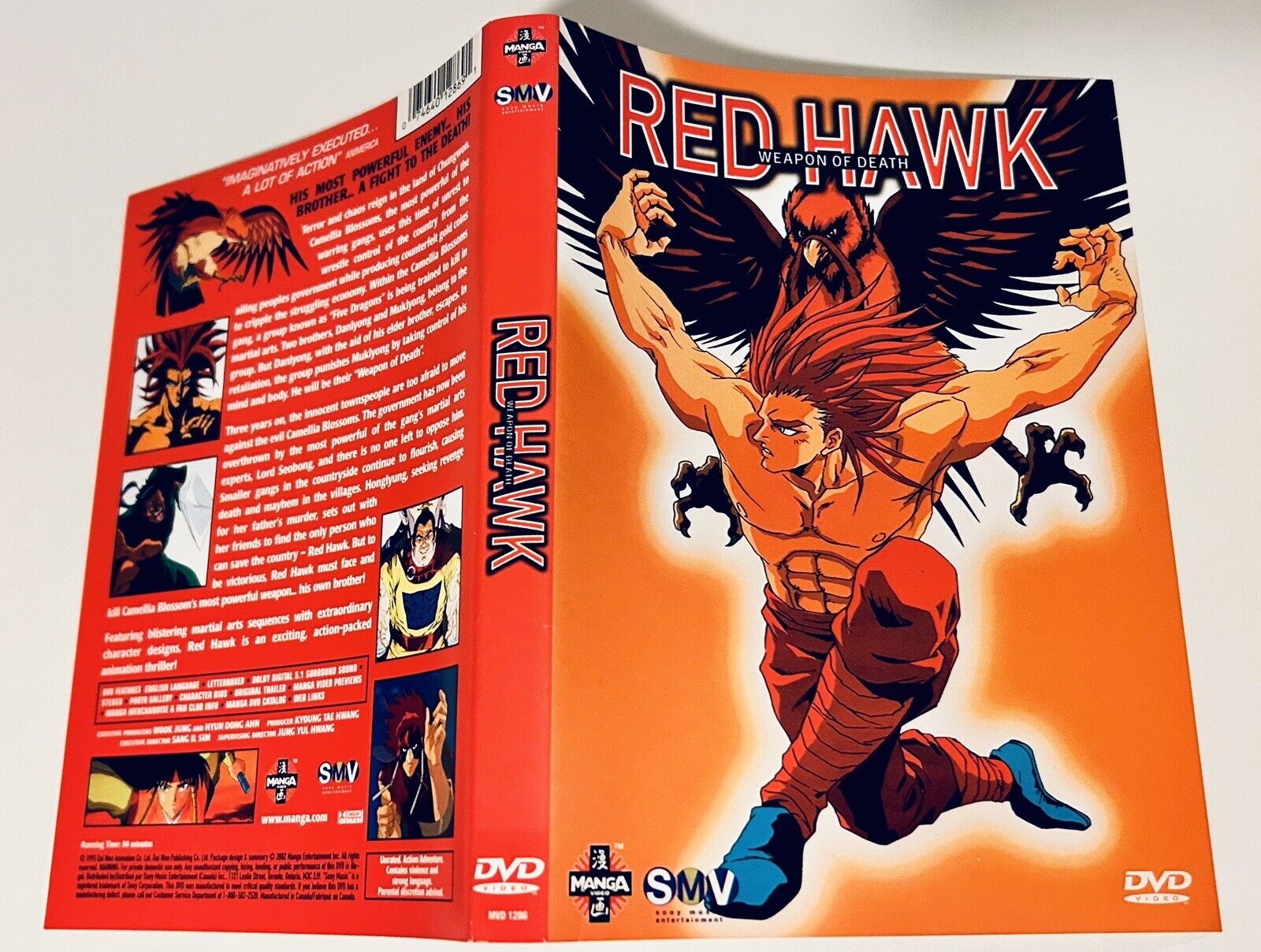 Red Hawk: Weapon Of Death 1995 * Original DVD Artwork ONLY - NO DISC/CASE *