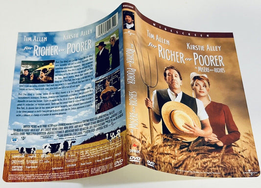 For Richer or Poorer 1998 DVD *Artwork ONLY - NO DISC/CASE*