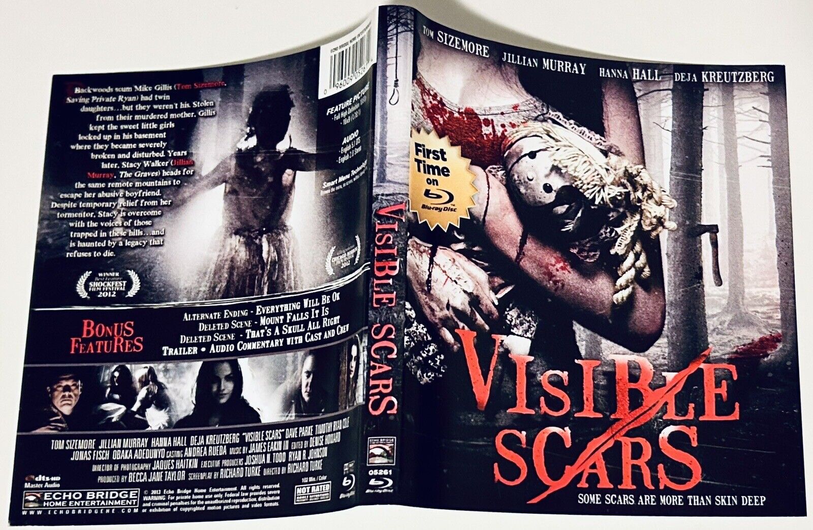 Visible Scars 2013 * Blu-ray Artwork ONLY - NO DISC *